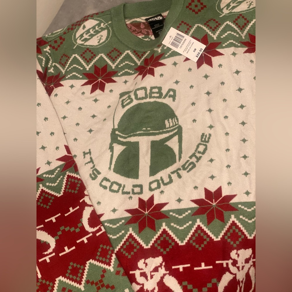 Small Star Wars Christmas sweater